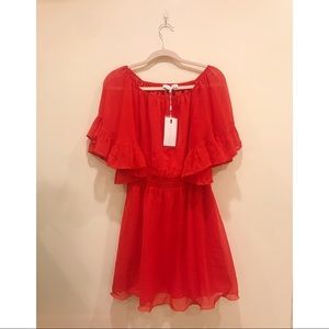 Vici Dolls Endless Rose Off Shoulder Ruffle Dress